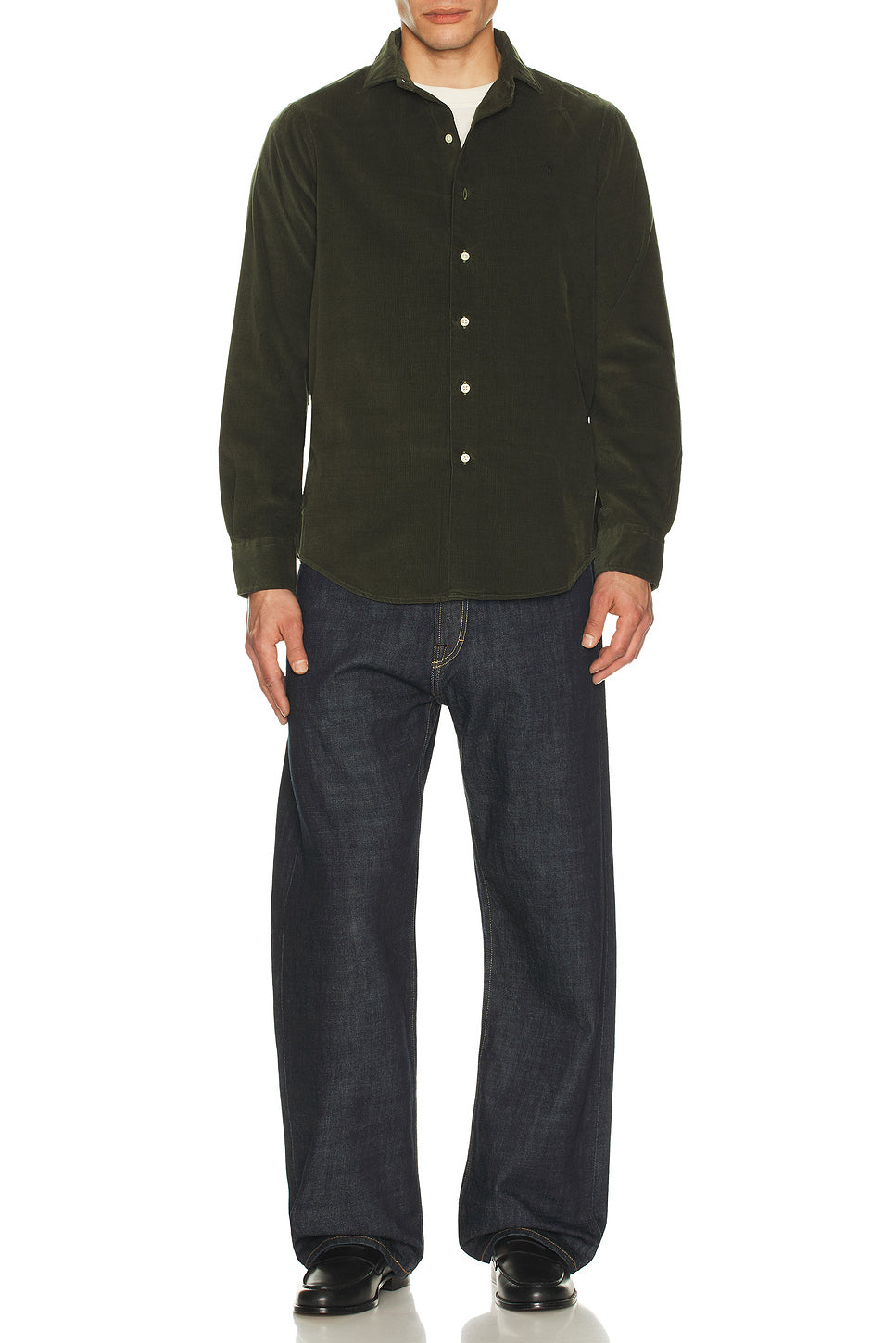 Long Sleeve Corduroy Sport Shirt