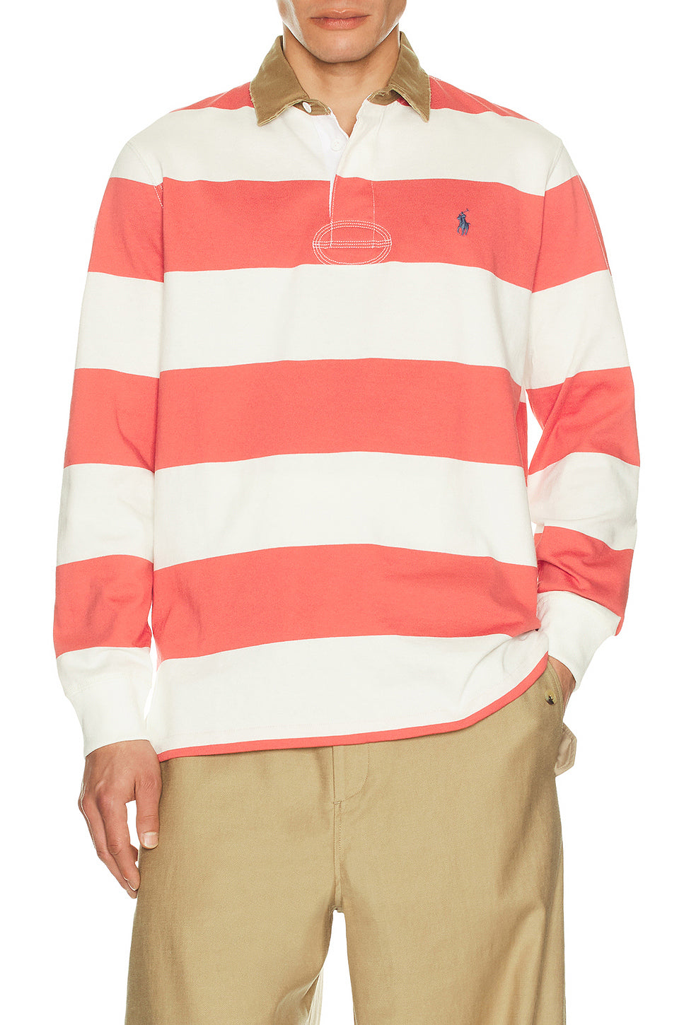 Long Sleeve Collared Rugby Shirt