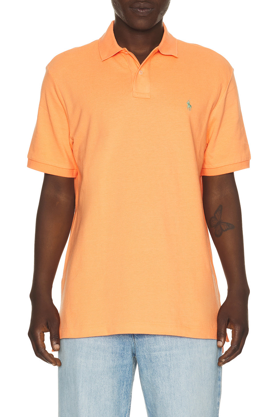 Short Sleeve Mesh Polo