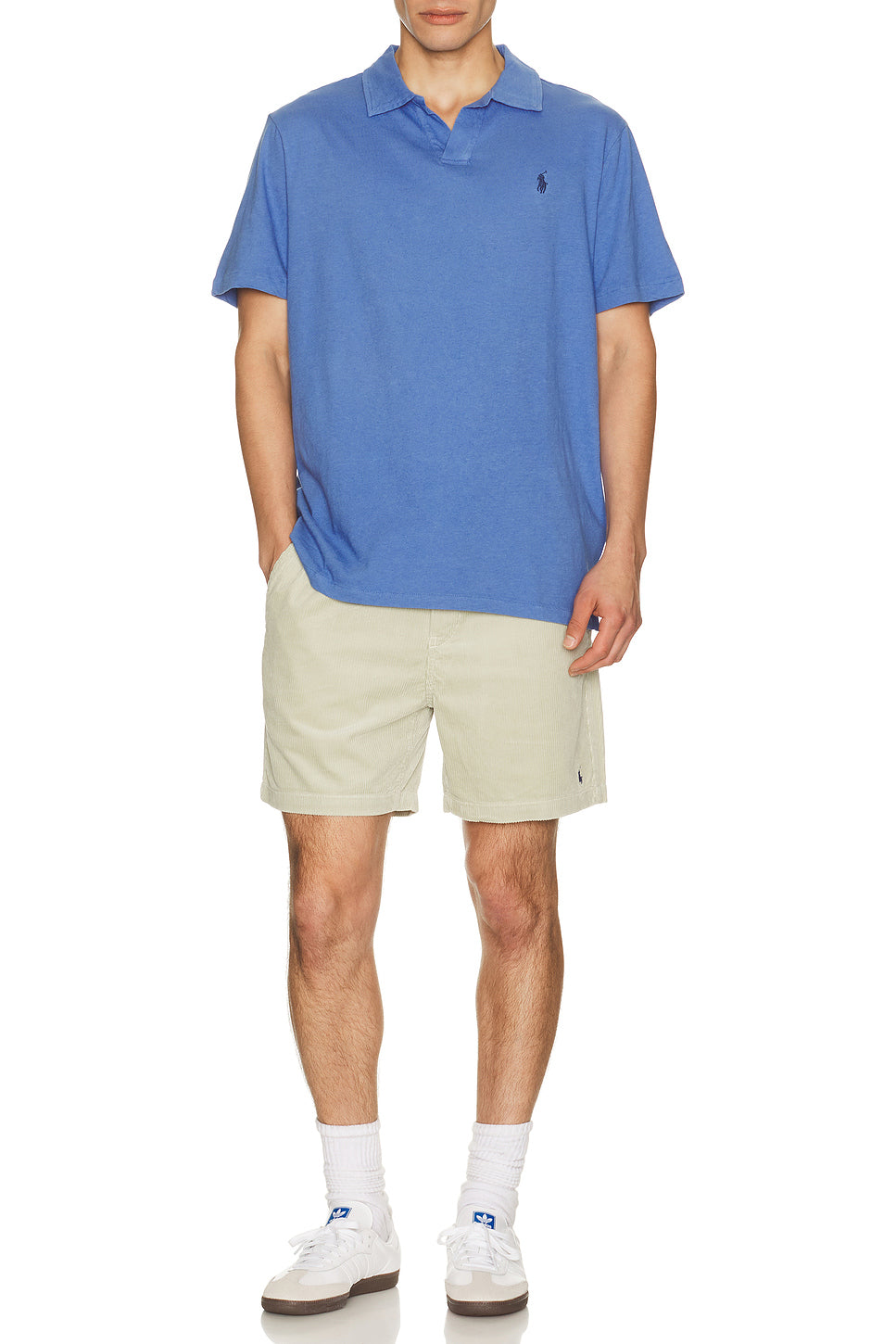 Short Sleeve Johnny Collar Polo