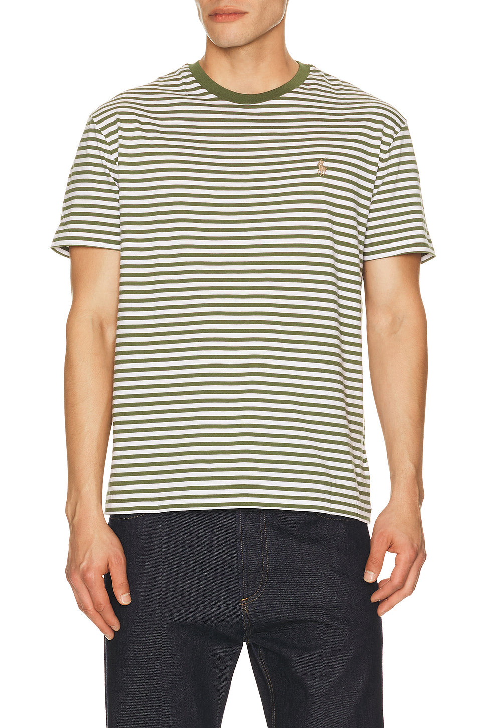 Classic Fit Striped Jersey T-Shirt