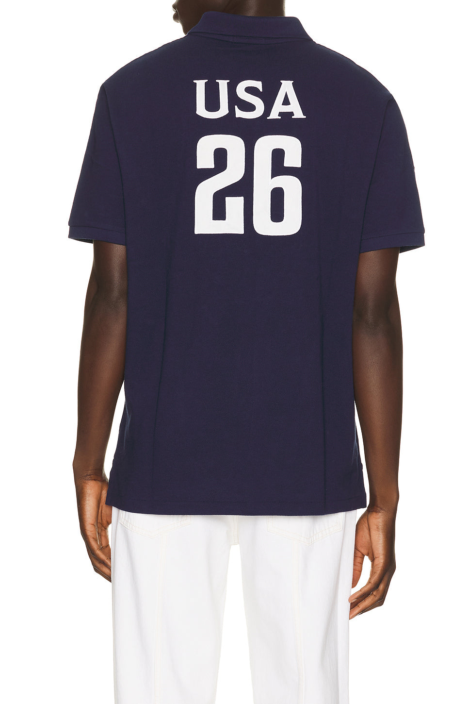 Short Sleeve USA Mesh Polo