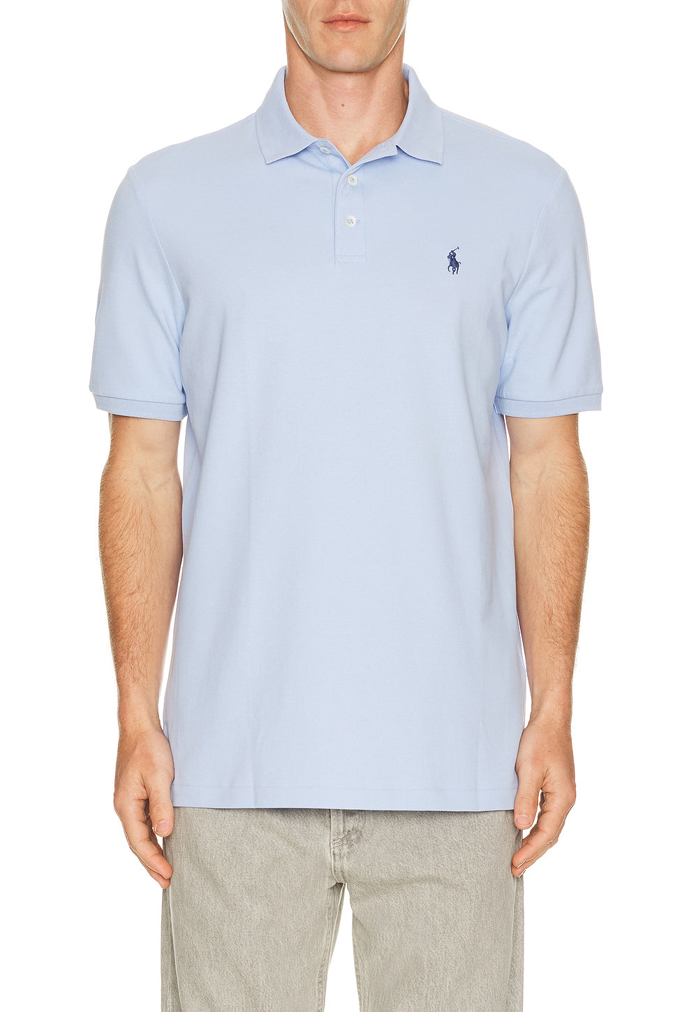 Short Sleeve Stretch Mesh Polo