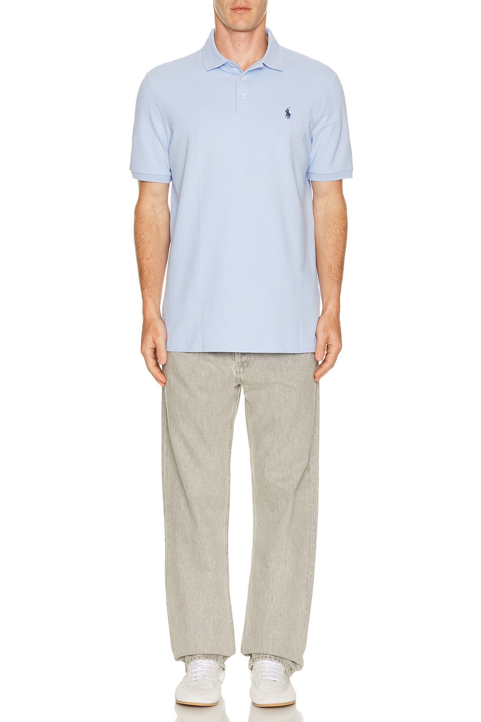 Short Sleeve Stretch Mesh Polo