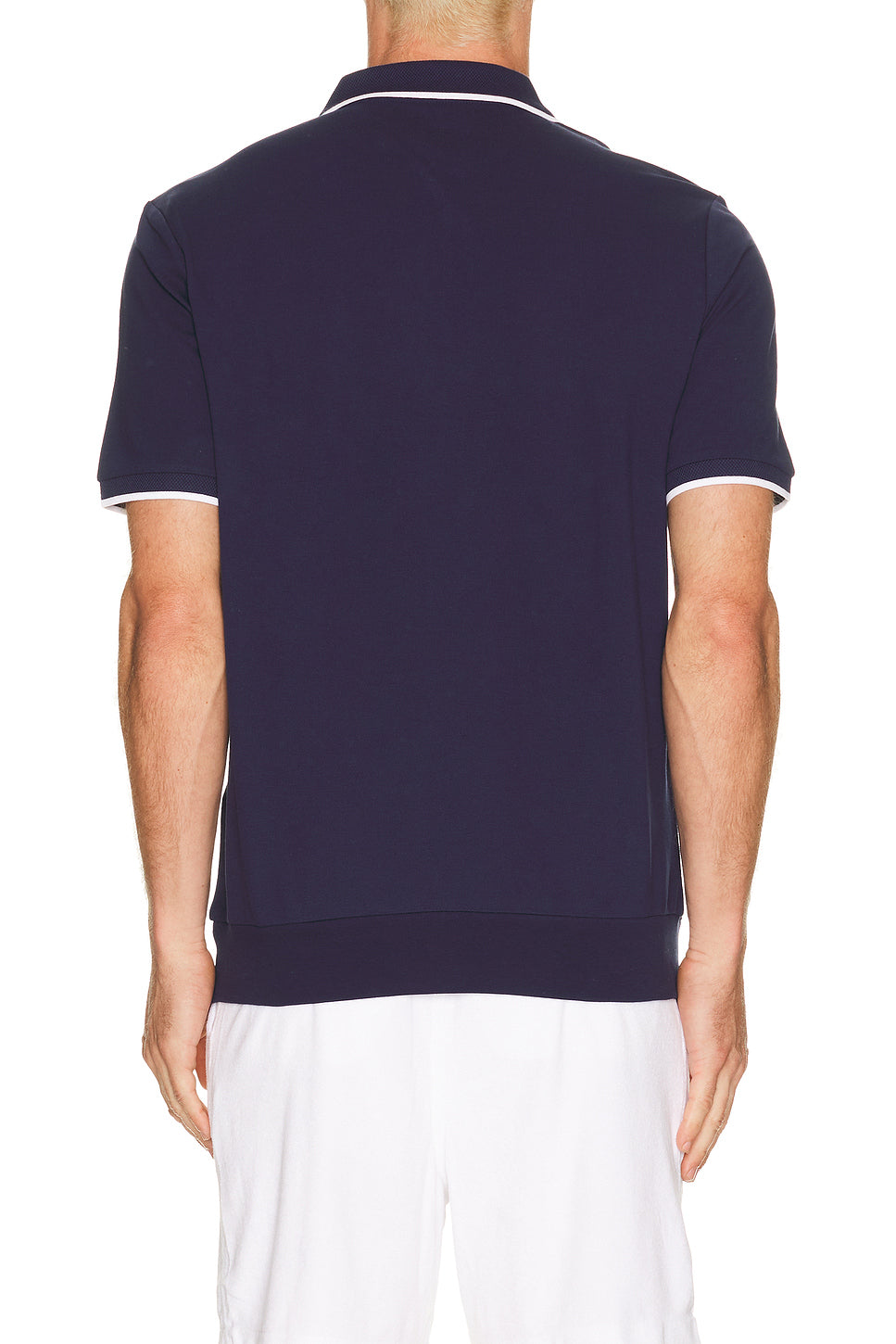 Short Sleeve Half Zip Polo