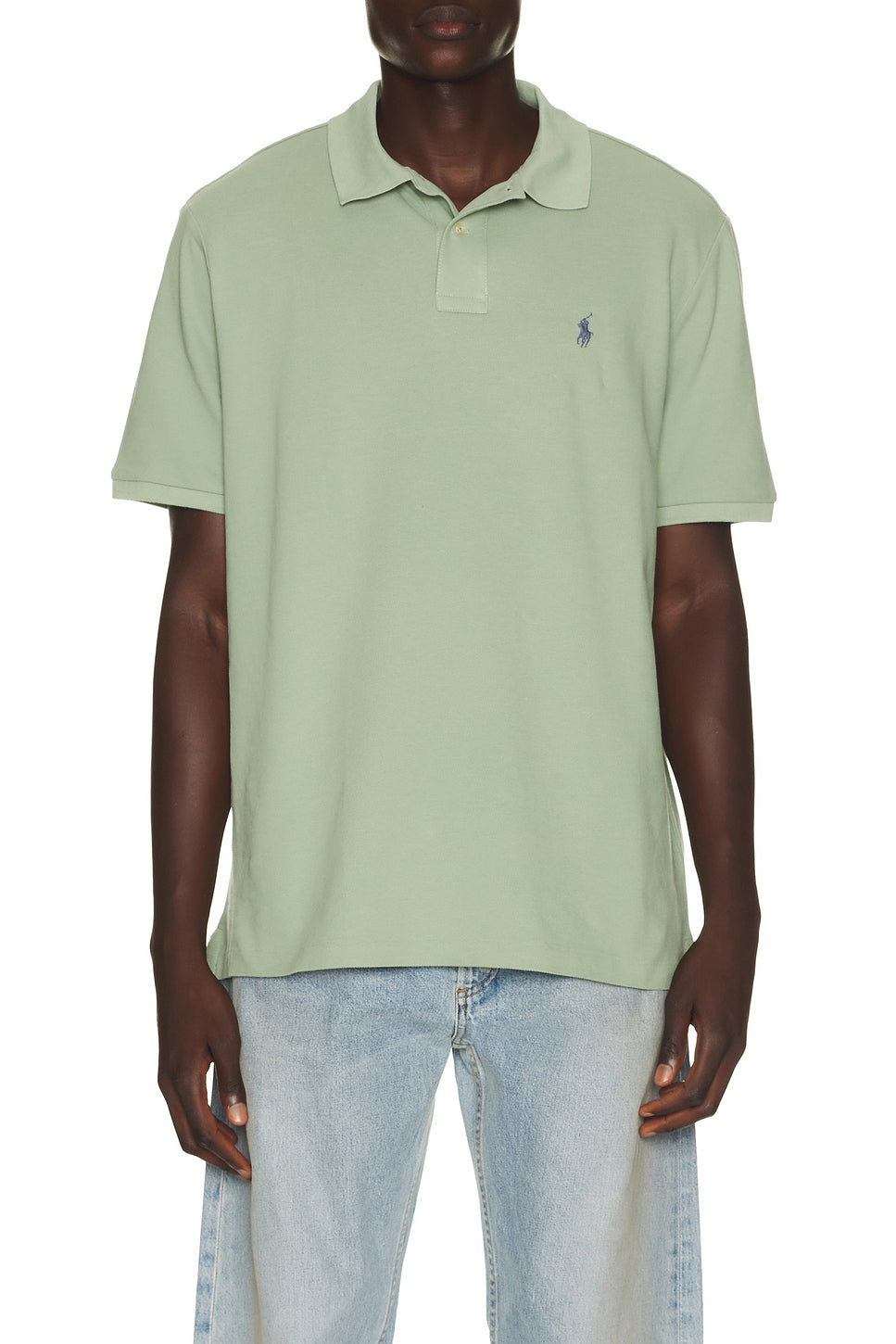 Short Sleeve Mesh Polo