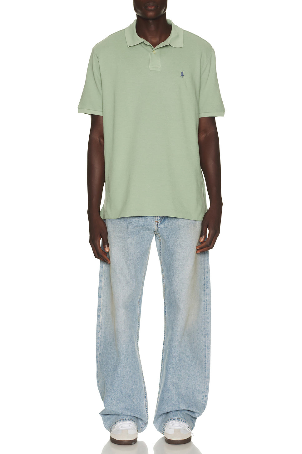 Short Sleeve Mesh Polo