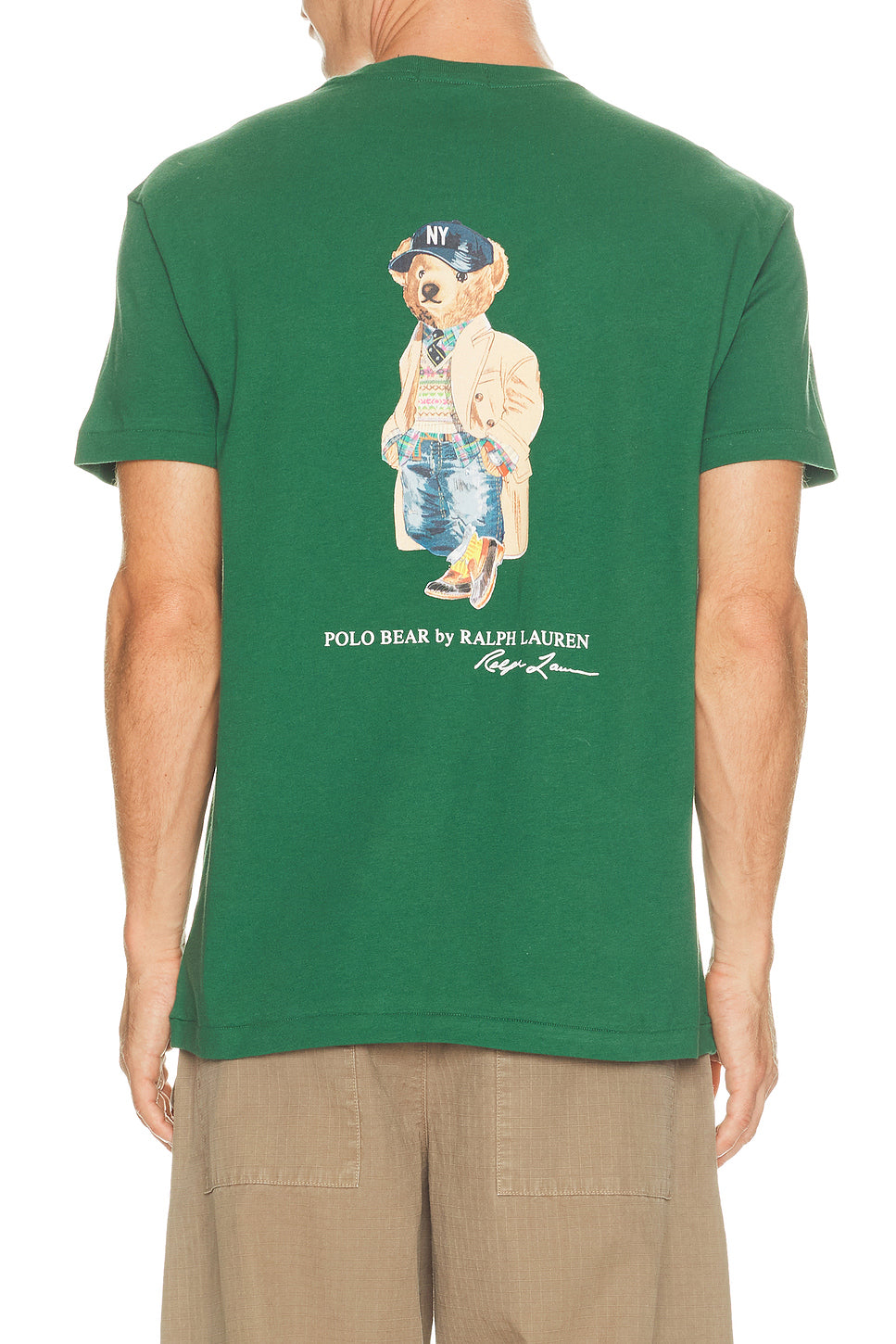 Short Sleeve Jersey Knit Litchfield Bear Graphic T-Shirt