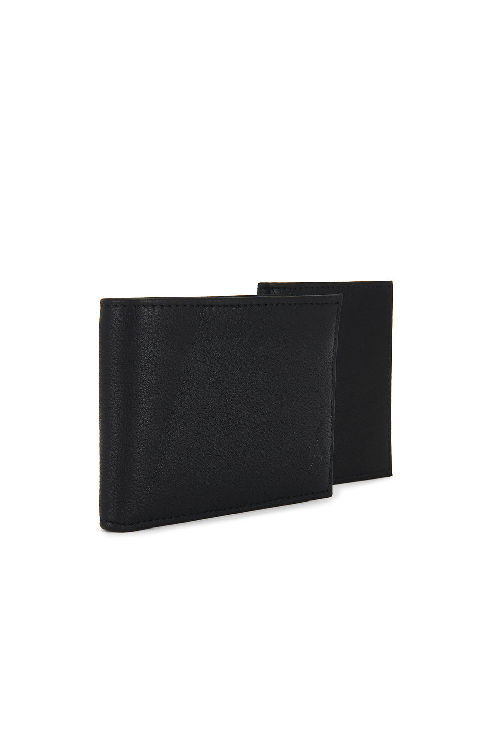 Pebbled Leather Passcase Wallet