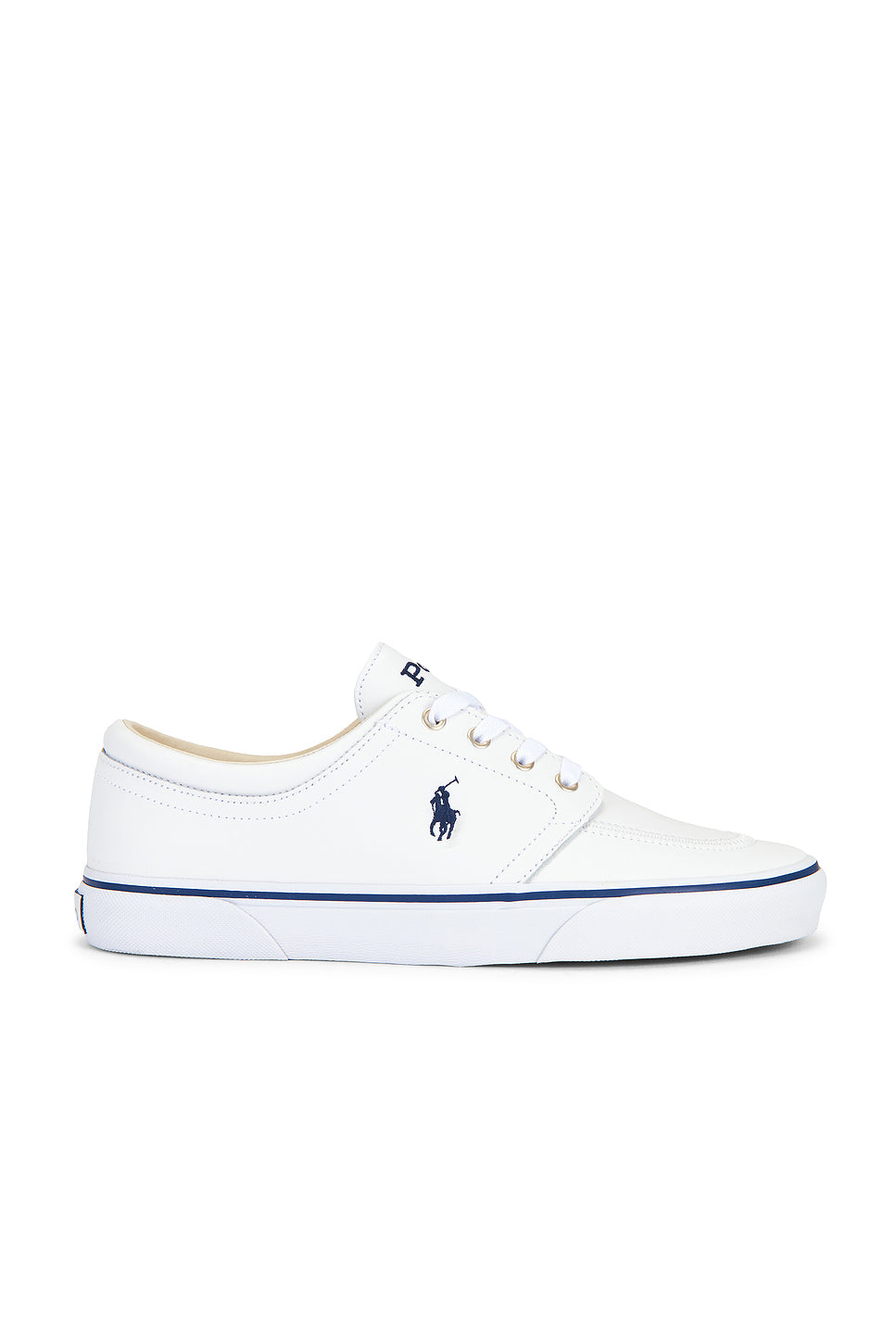 Faxon Solid Leather Low Top Sneaker