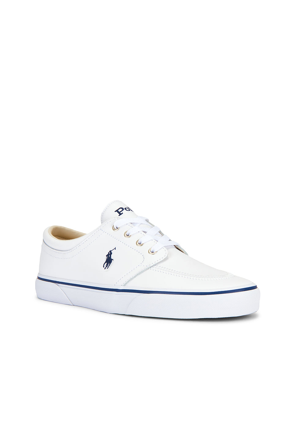 Faxon Solid Leather Low Top Sneaker