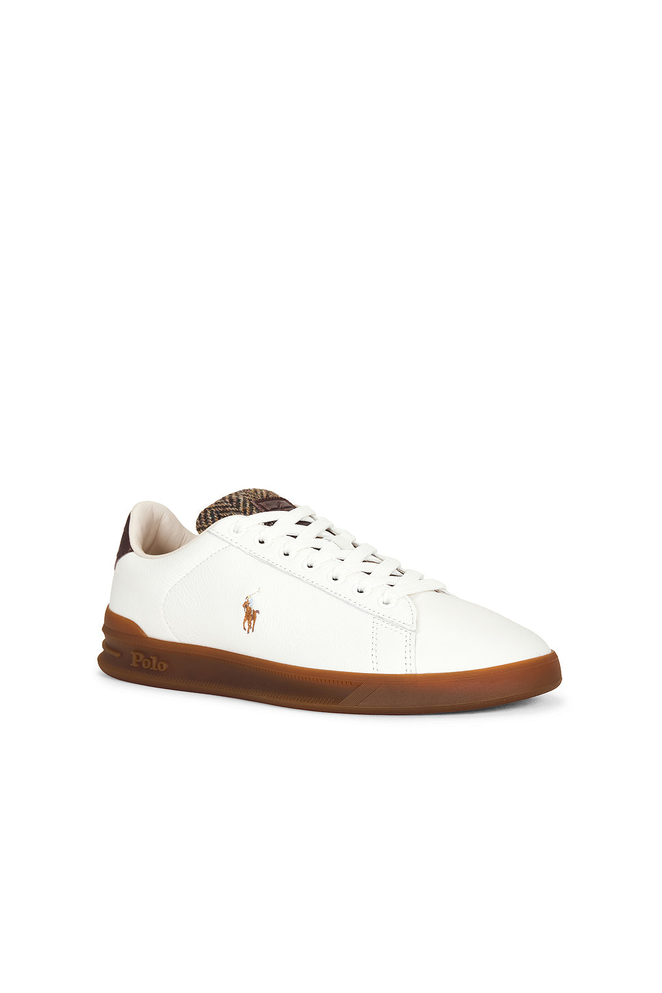 Heritage Court III Leather & Croc Low-Top Sneaker