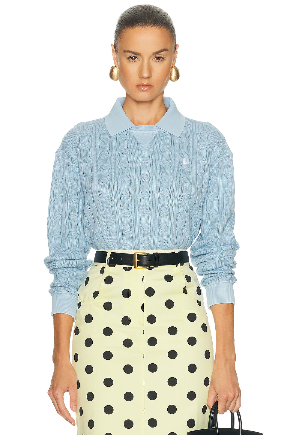 Long Sleeve Polo Sweater