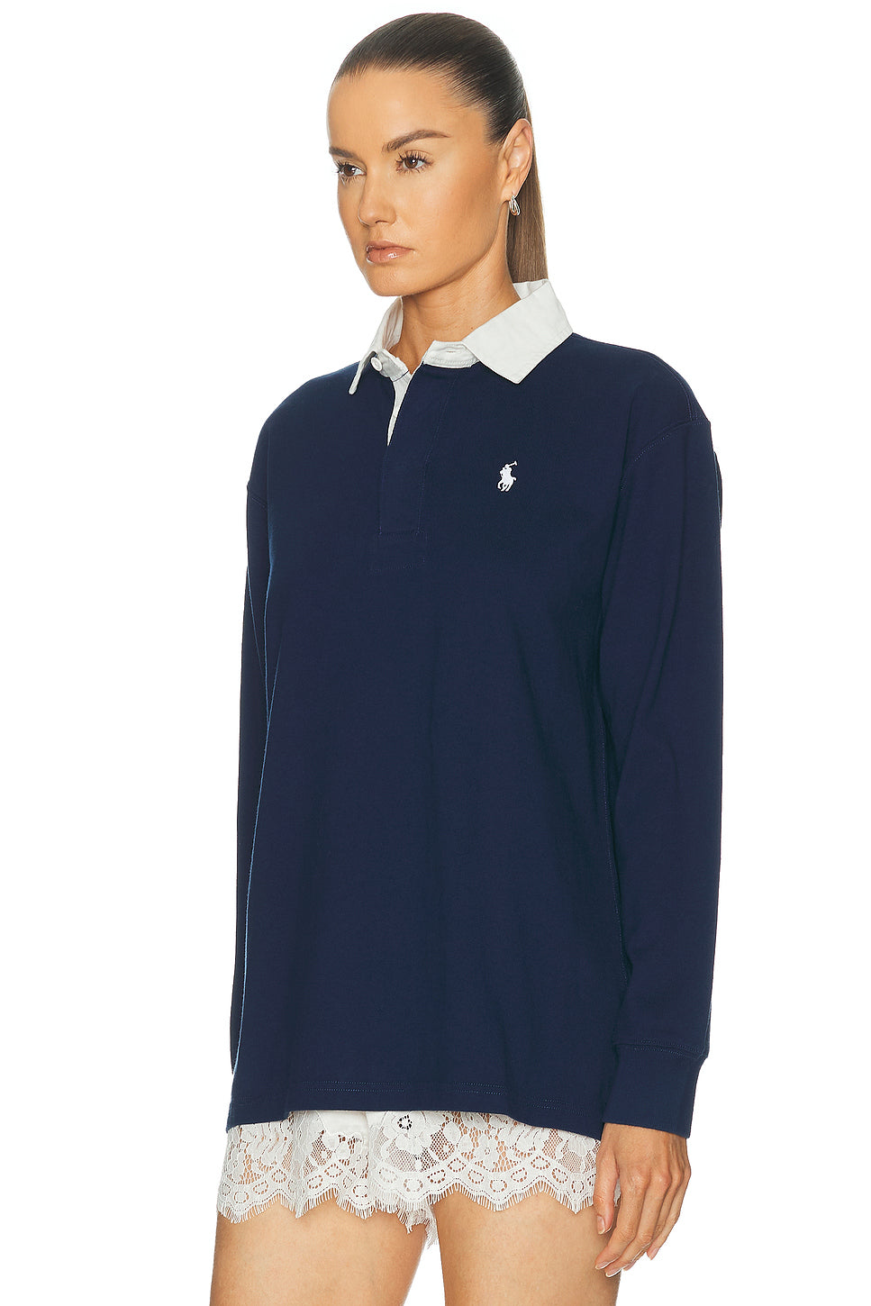 Rugby Long Sleeve Polo Sweatshirt