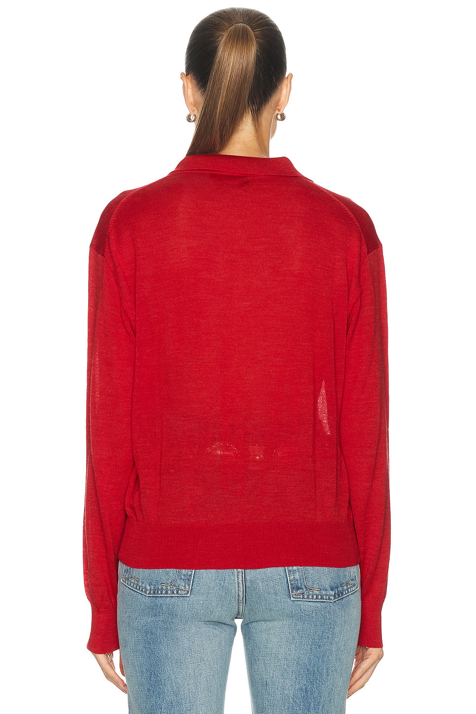 Long Sleeve Polo Sweater