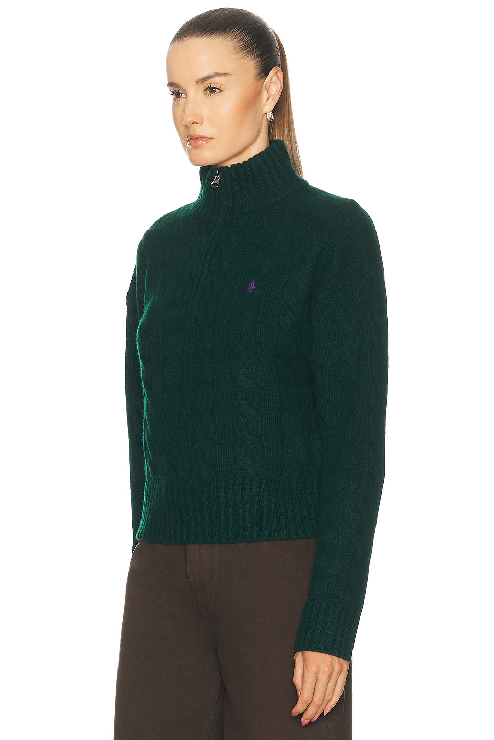 Mock Neck Pullover Sweater