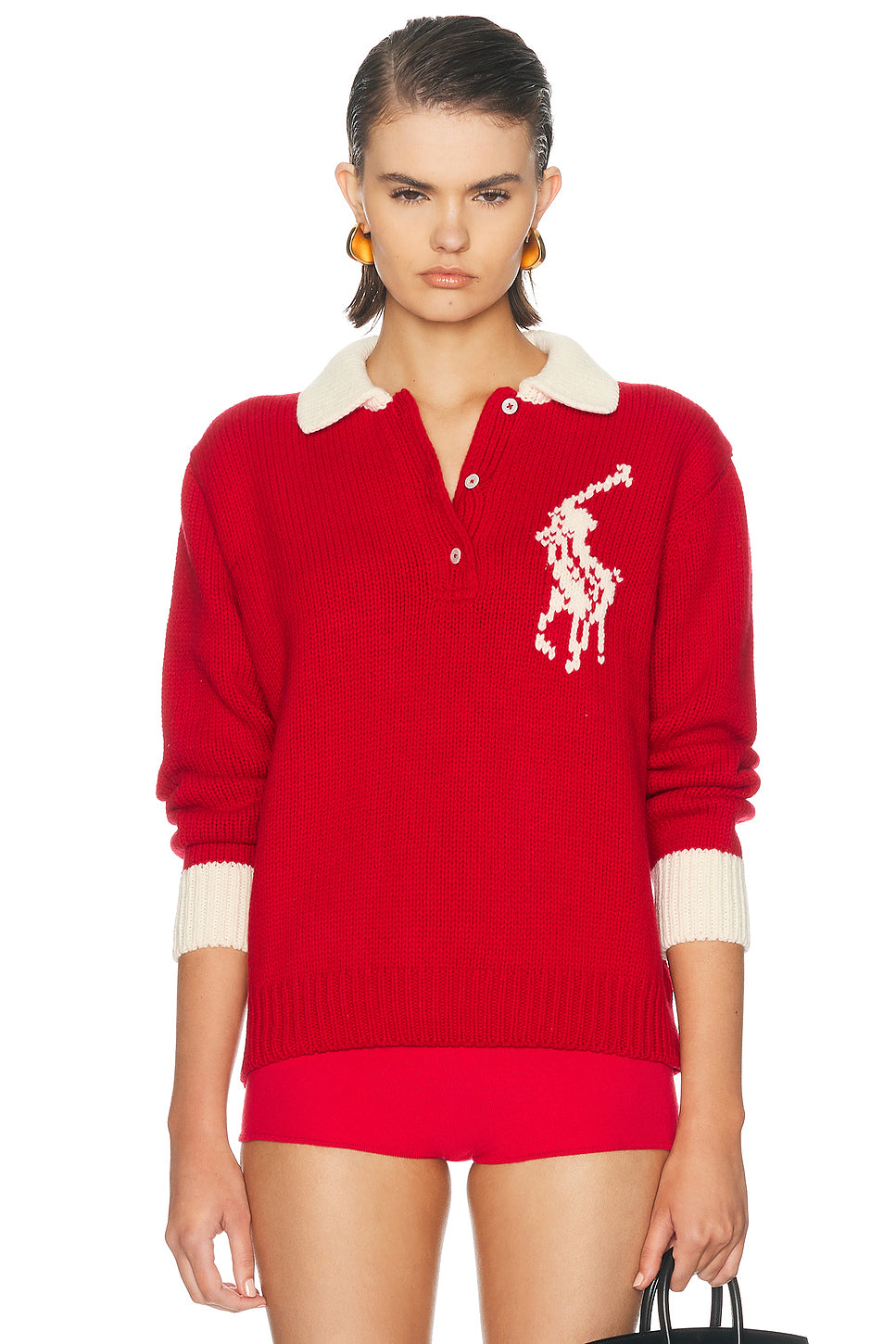 Long Sleeve Polo Sweater