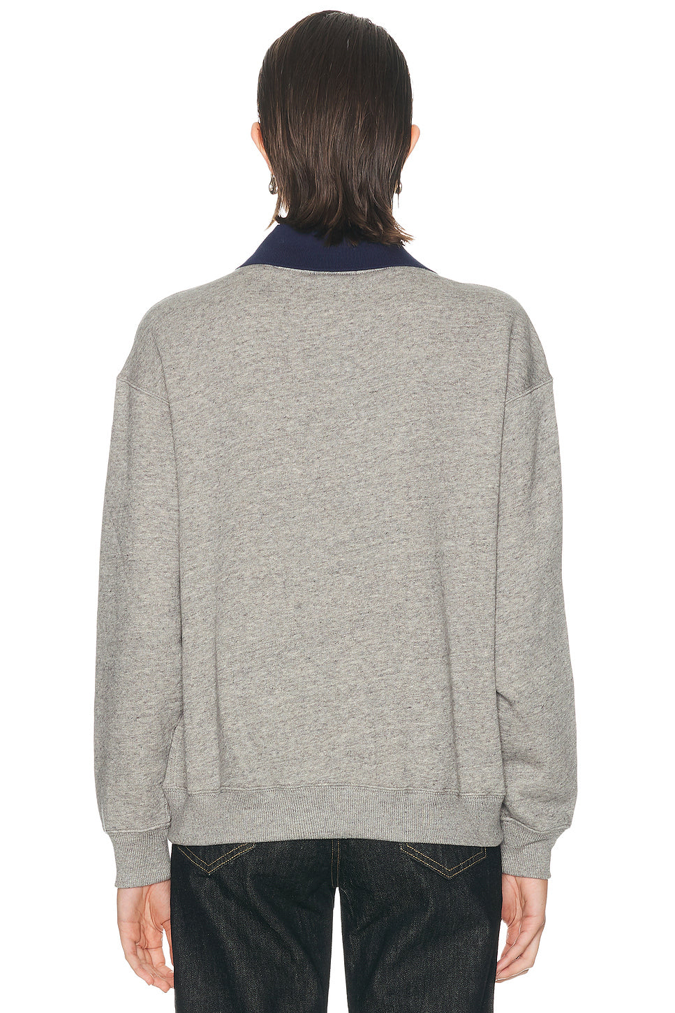 Arctic Fleece Long Sleeve Collared Sweatshirt