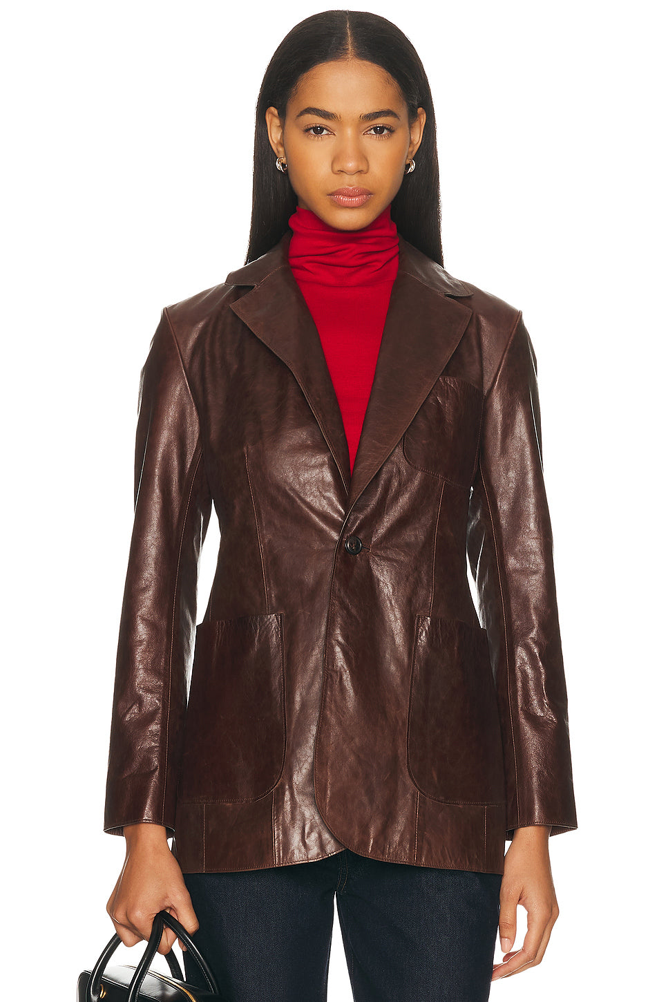 Leather Blazer
