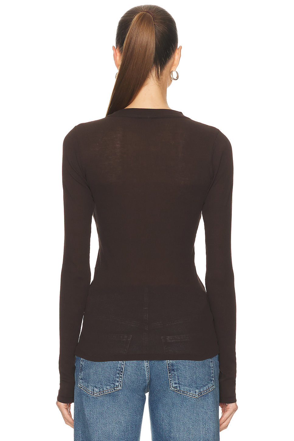 Long Sleeve Henley Top