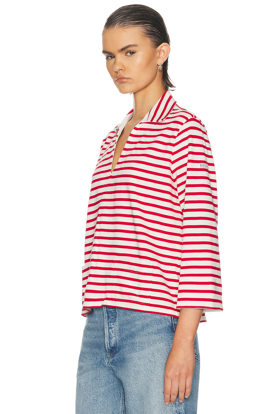 Long Sleeve Polo Top