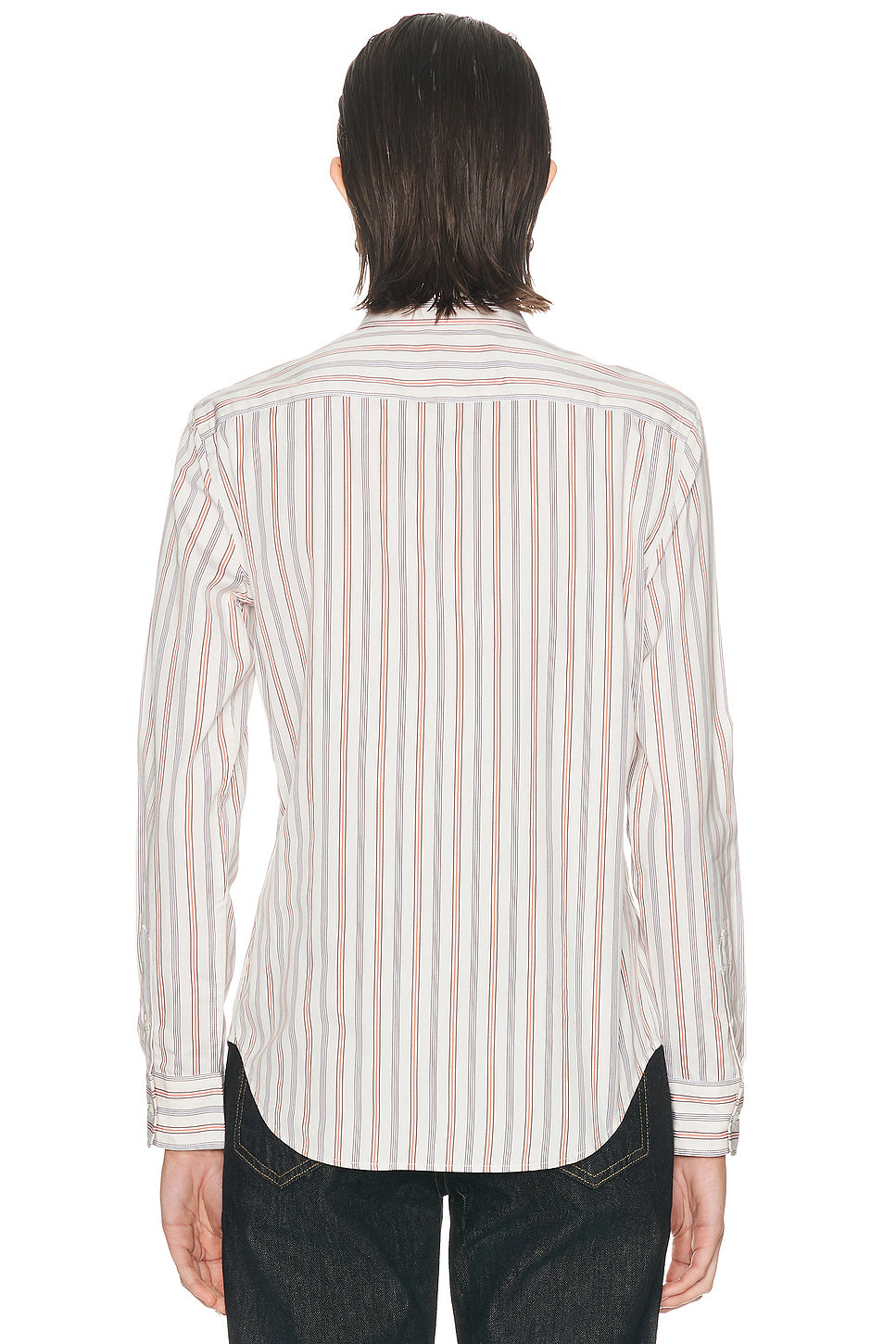 Long Sleeve Tie Collared Shirt