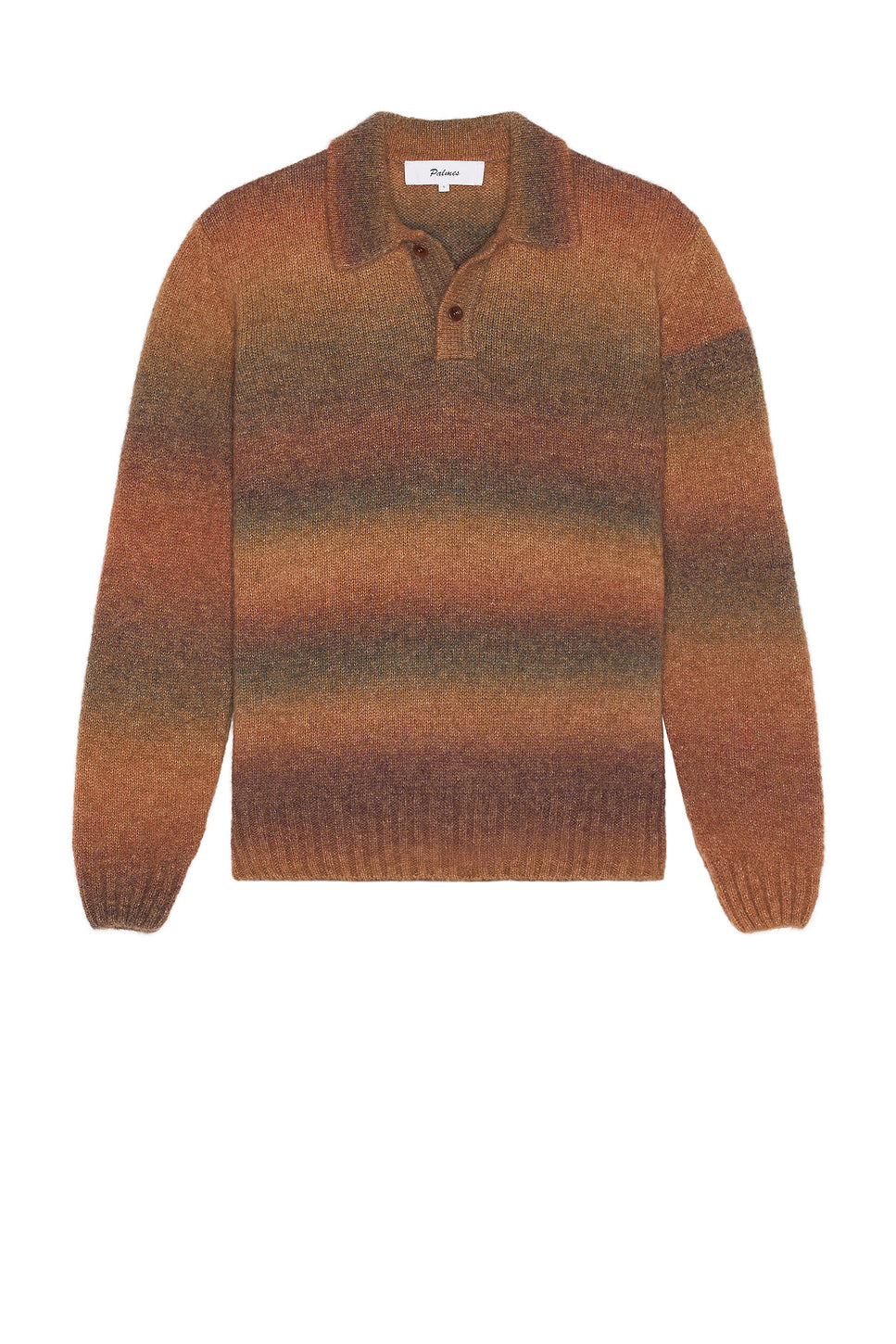 Alpaca Long Sleeve Knit Polo