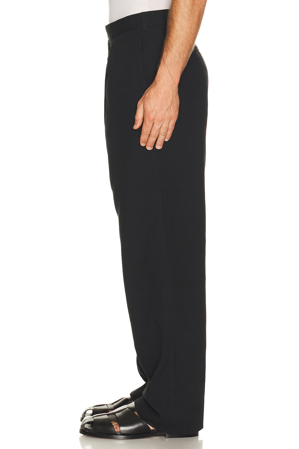 Wide Pleated Trousers