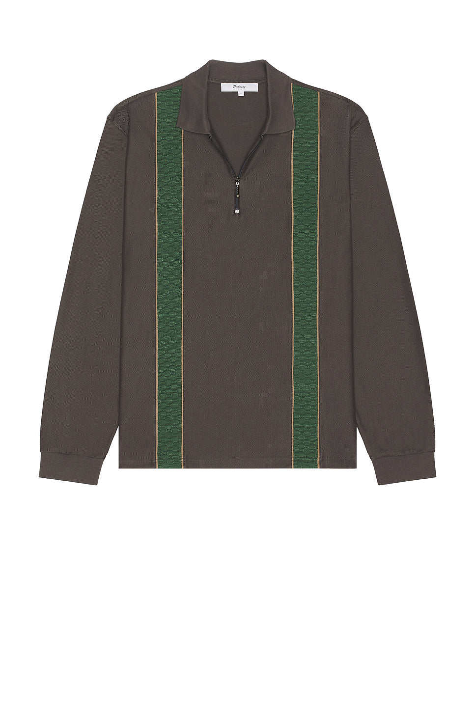 Society Long Sleeve Zip Polo
