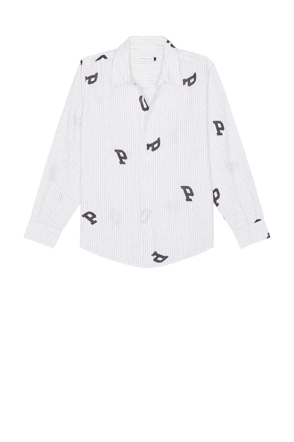 Letters Striped Pop Shirt