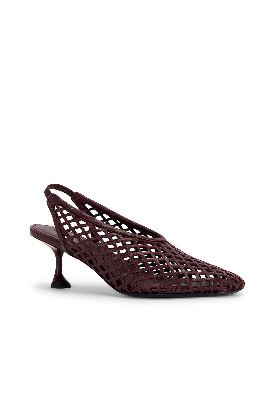 Tee Perforated Slingback Pump