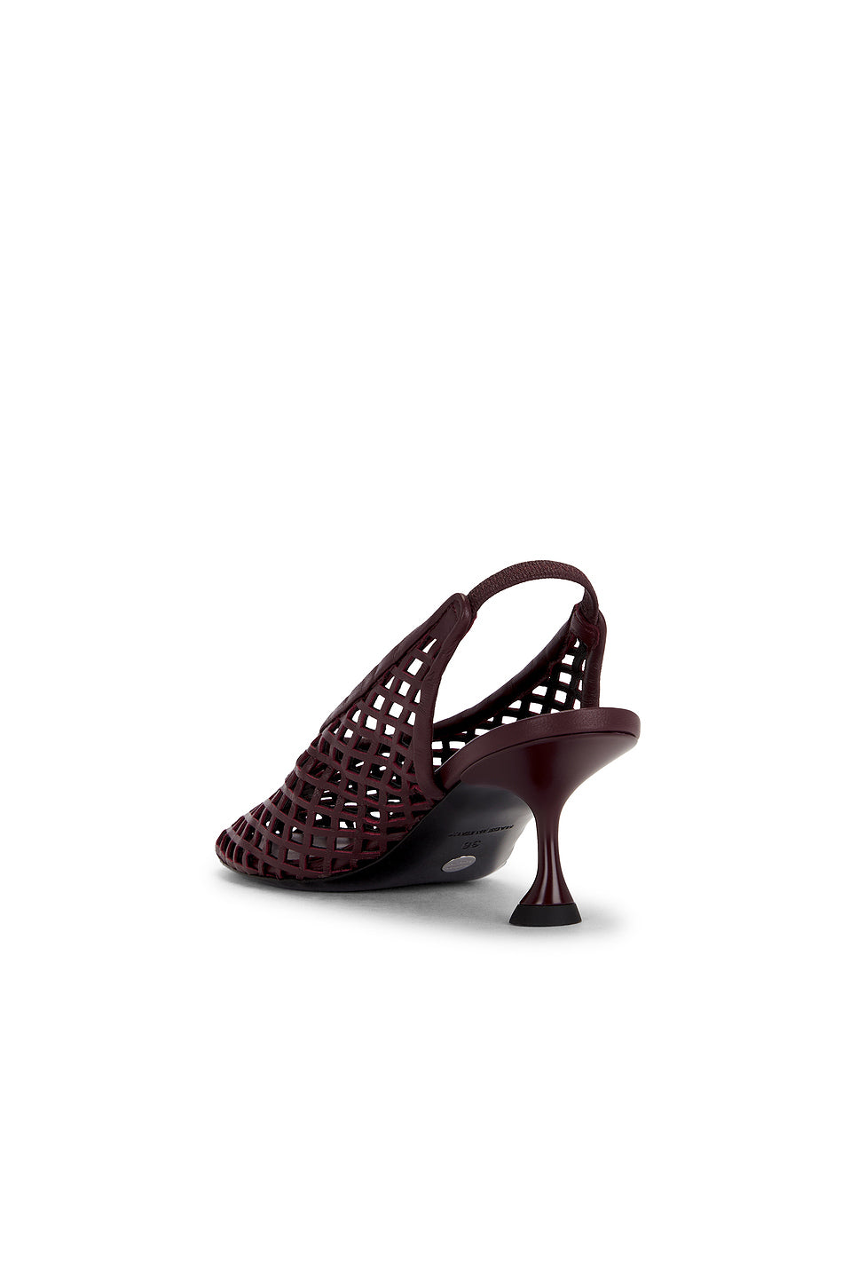 Tee Perforated Slingback Pump