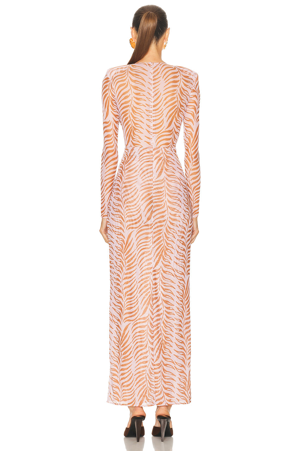 Botanic Retro Tulle Maxi Dress