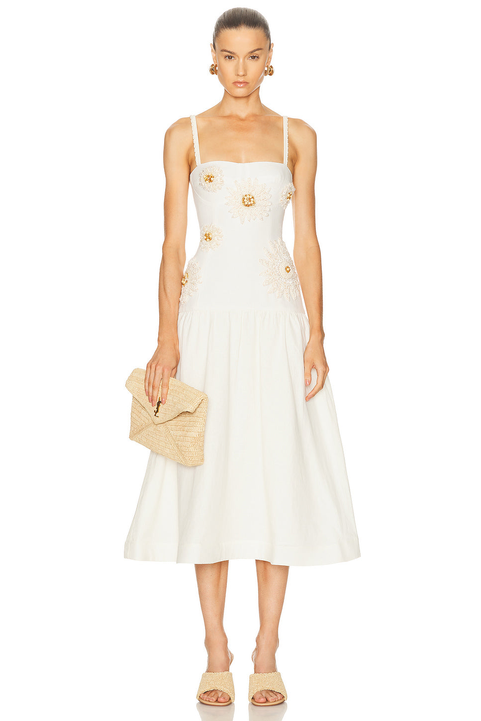 Tropic Linen Midi Dress