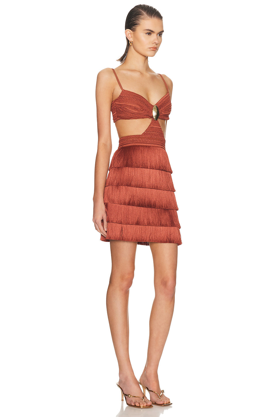 Amethyst Fringe Dress