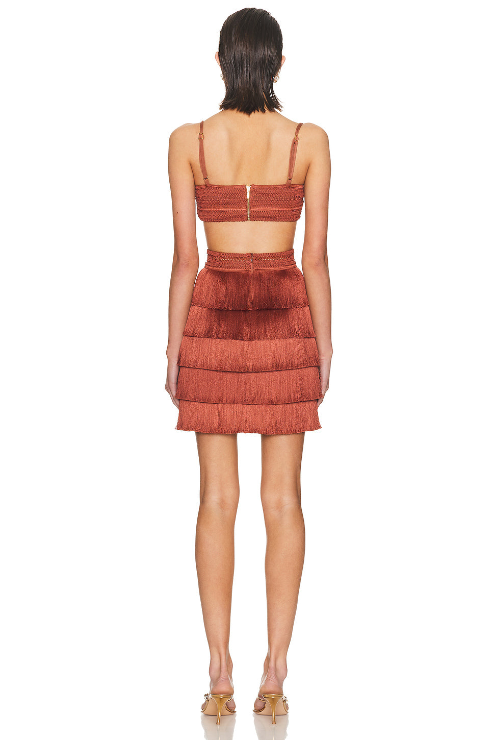 Amethyst Fringe Dress