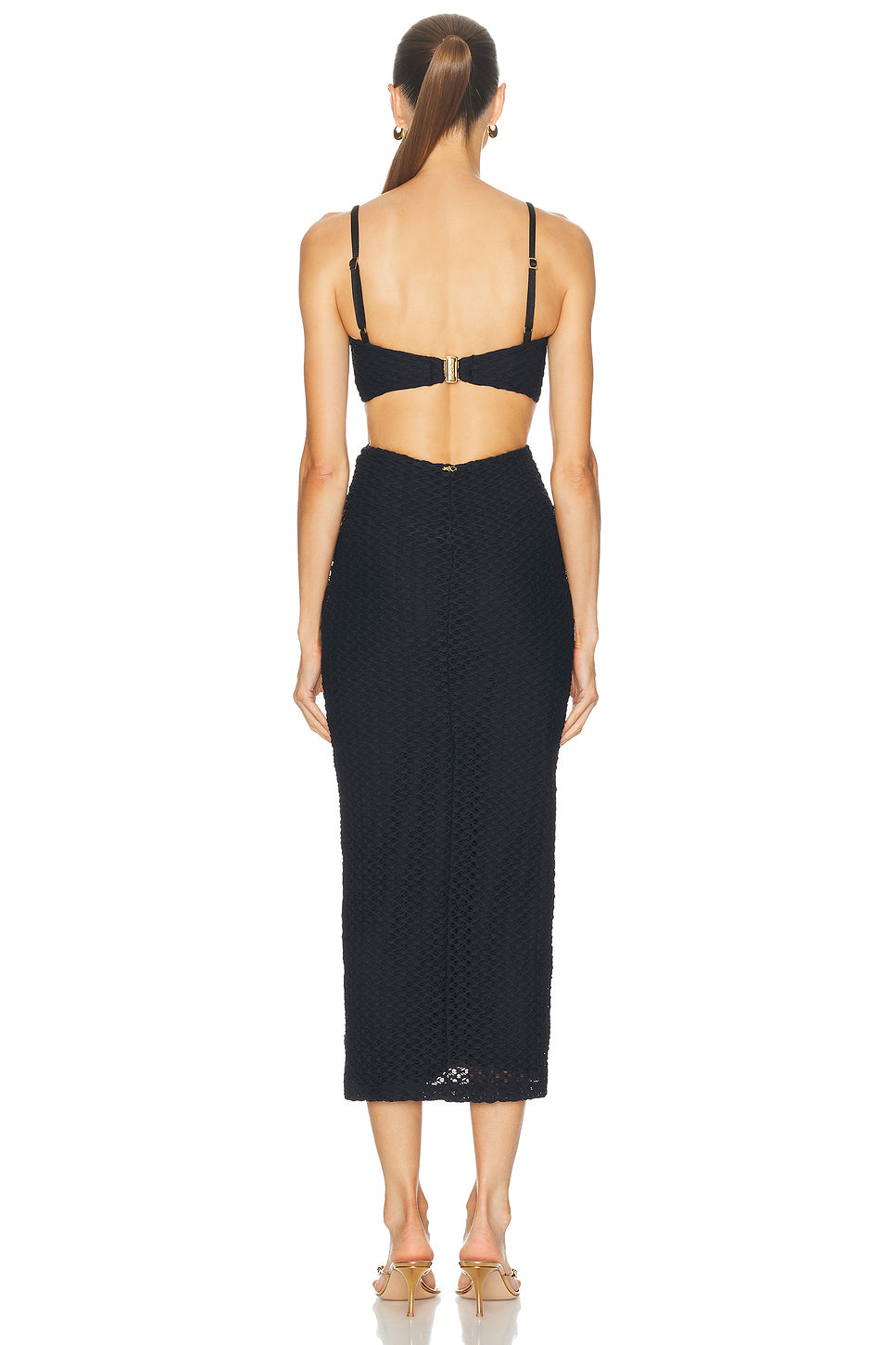 Frida Mesh Midi Dress