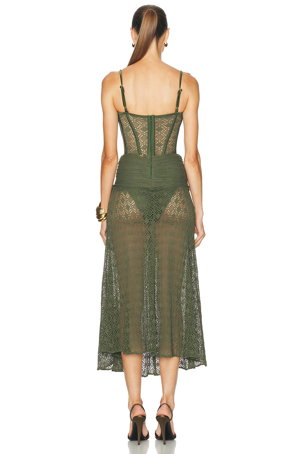 Sirena Mesh Maxi Dress