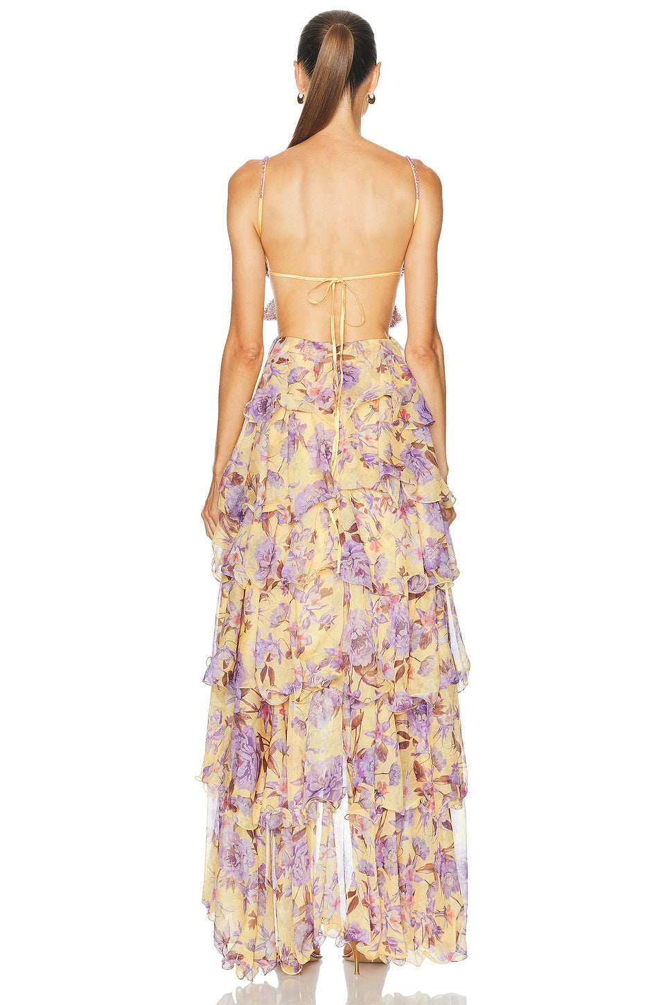 Peony Butterfly Maxi Dress