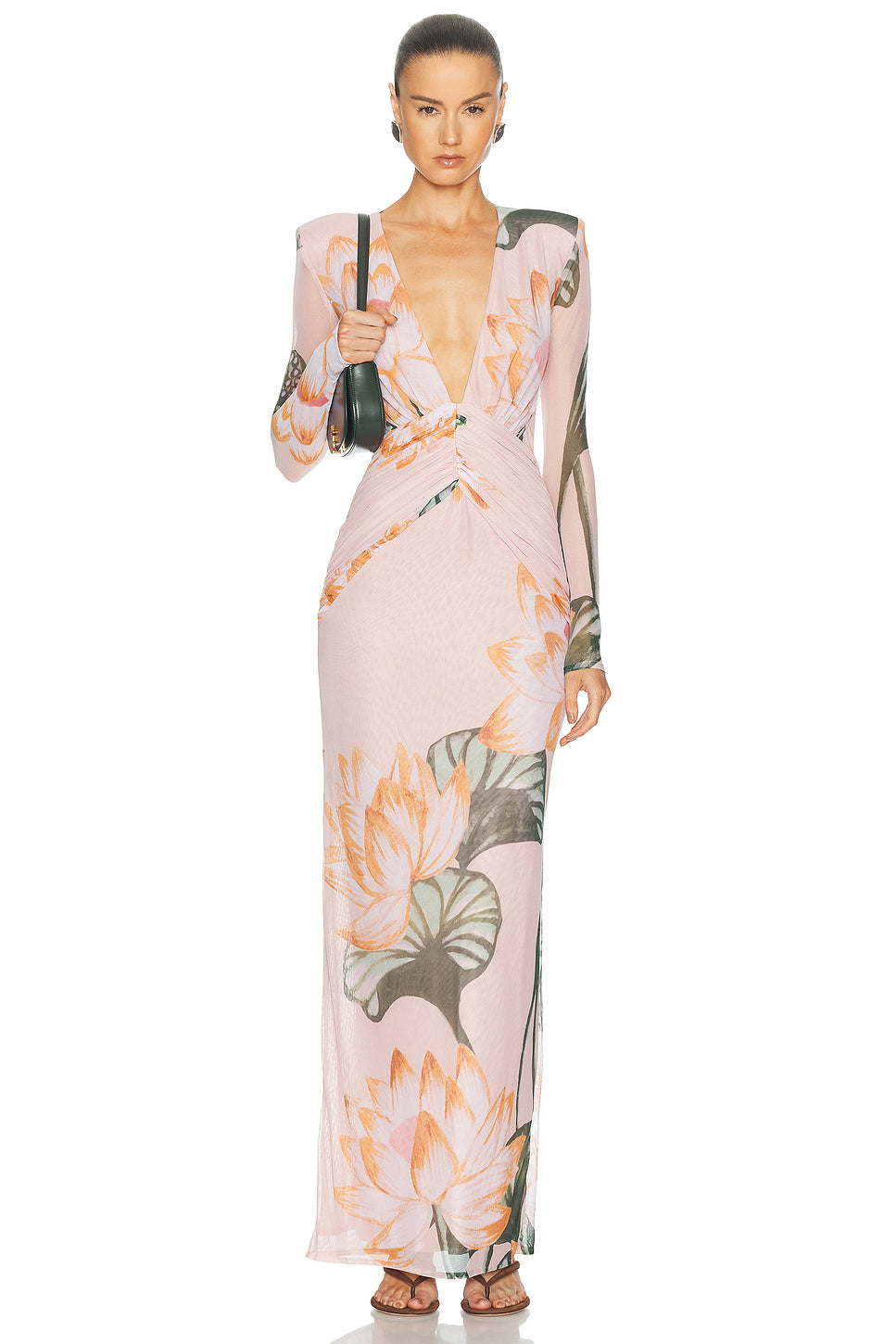 Lotus Long Sleeve Maxi Dress