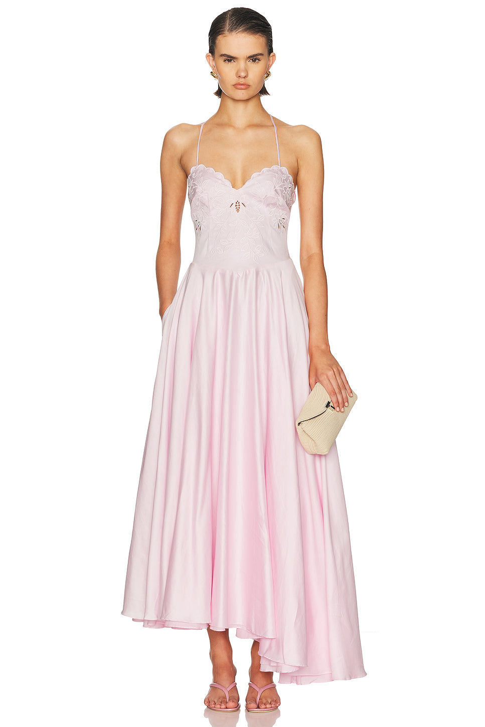 Tricoline Lotus Maxi Dress