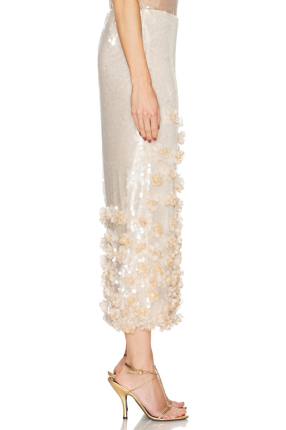 Sequin Midi Skirt