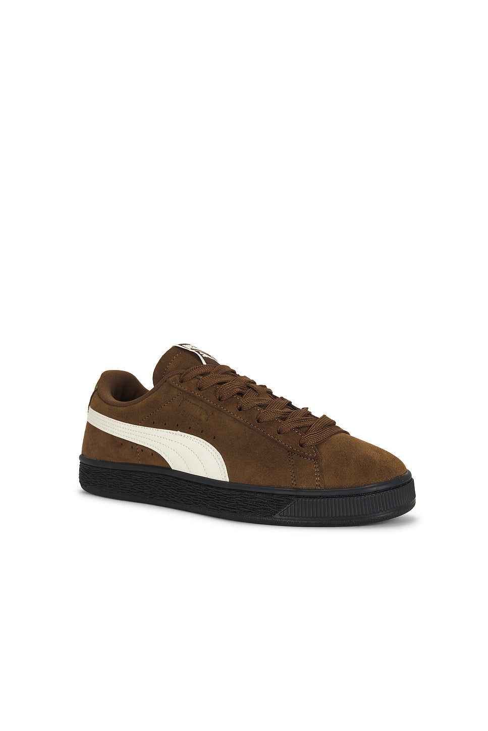 Suede Charles F.stead Vi Sneaker in Aged Copper & Alpine Snow
