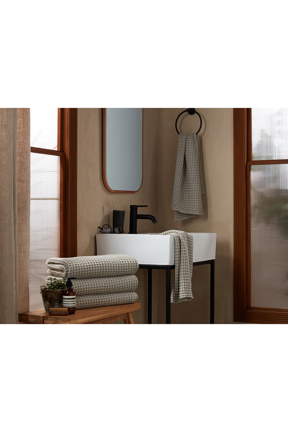 Waffle Bath Towel