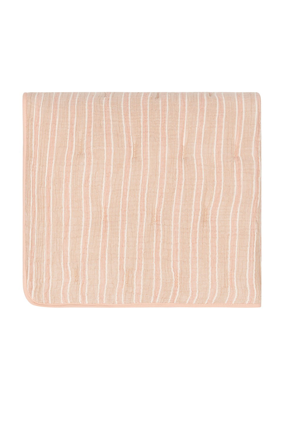 Organic Cloud Cotton Stripe Toddler Quilt