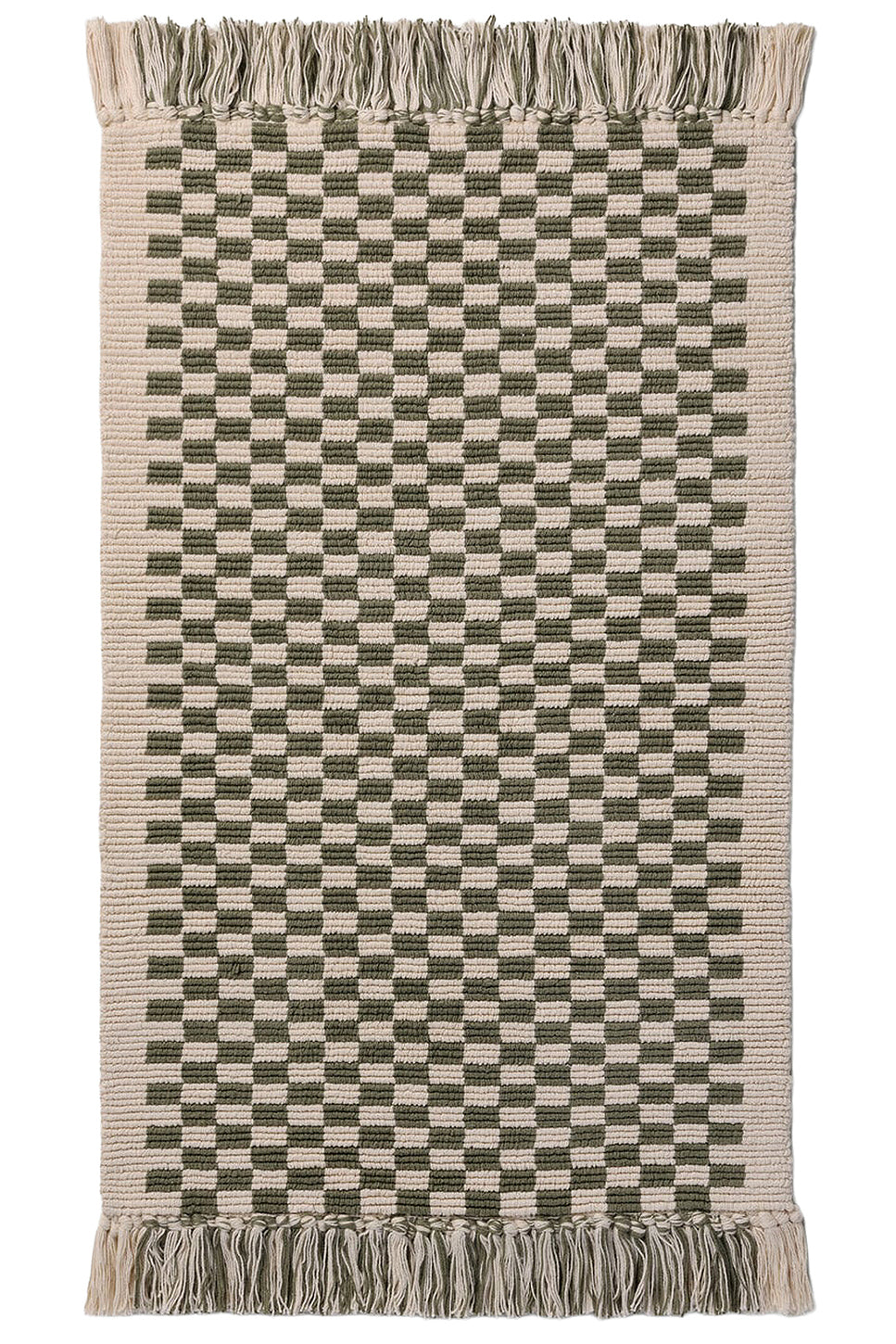 Checkered Bath Tub Mat