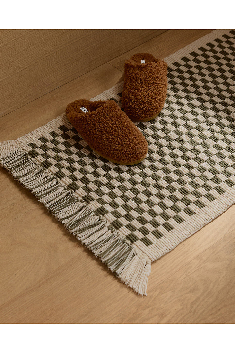 Checkered Bath Tub Mat
