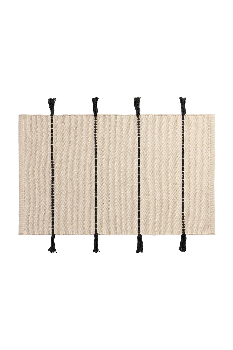 Organic Tassel Bath Tub Mat