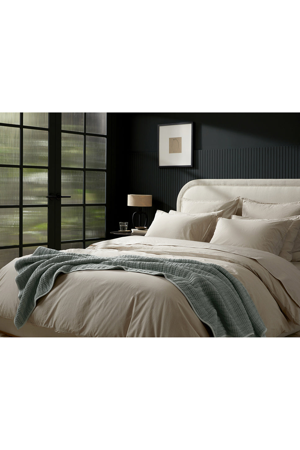 Organic Channel Gauze Throw