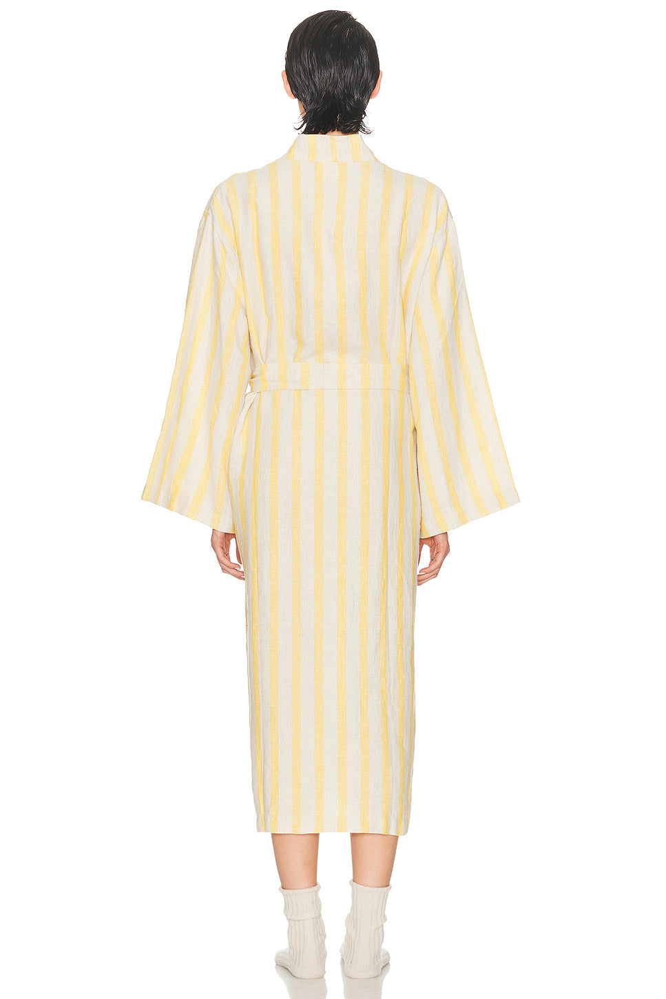 Linen Stripe Robe